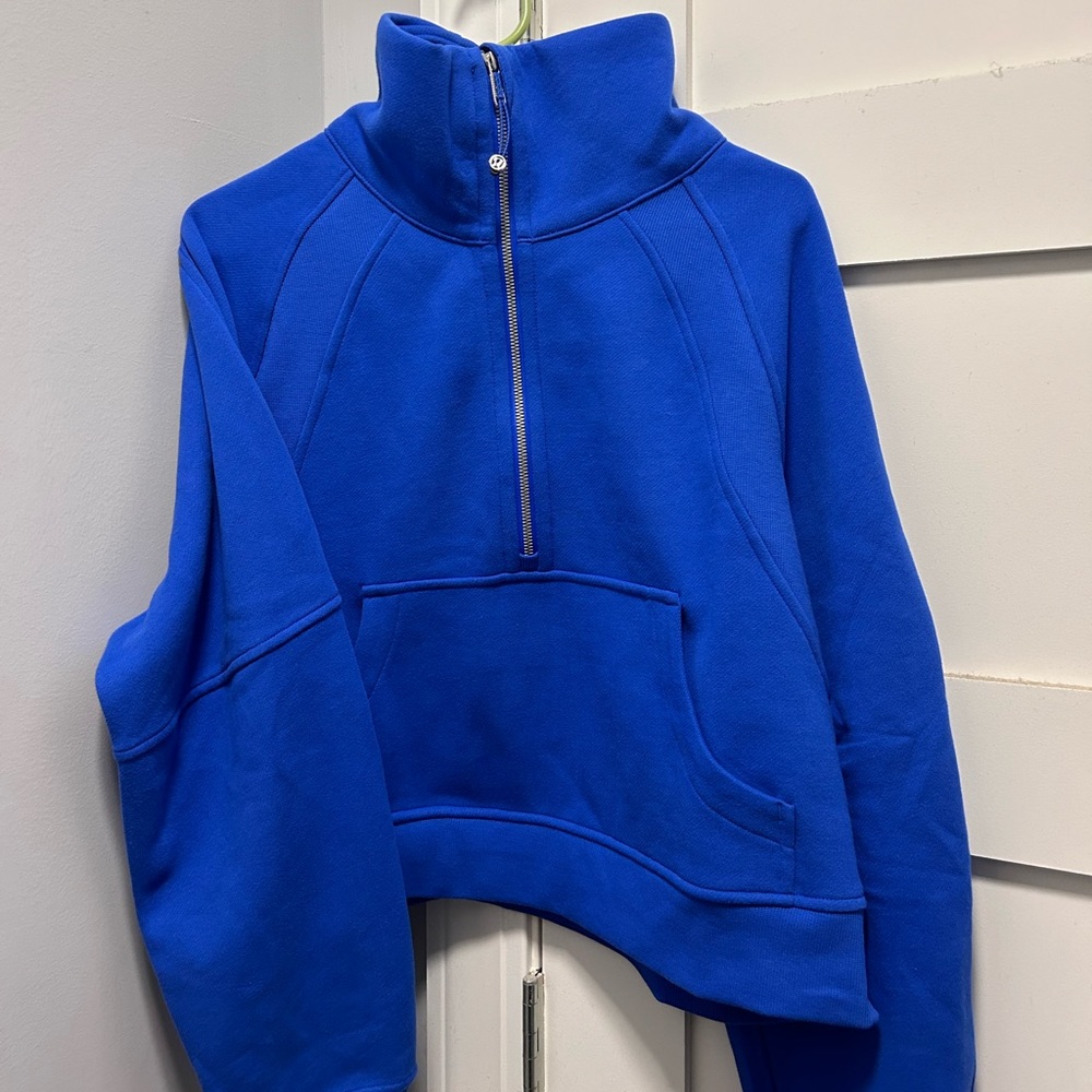 Lululemon Funnel Neck Scuba Half-Zip - Blazer Blue Tone